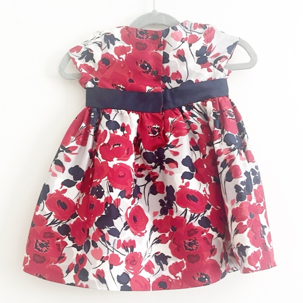 Janie And Jack Little Girl’s Floral Dress - Picture 2 of 2
